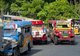 Philippines: Jeepneys, Anda Circle, Bonifacio Drive, near Intramuros, Manila